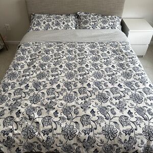 IKEA Queen Bedding Set – Duvet + Cover + Pillowcases